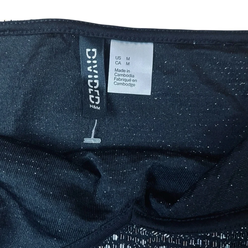 H&M‎ Divided Black Sparkle Top